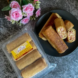 Блины с ветчиной и сыром