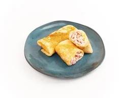 Блины с ветчиной и сыром