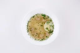 Бульон с фрикадельками