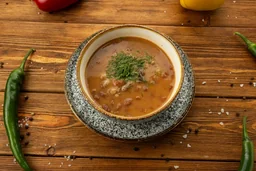 Фасолевый с сушеным мясом