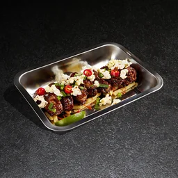 Крылья сладкая кола с попкорном и картофелем фри