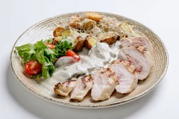 Куринная грудка фаршированная беконом
