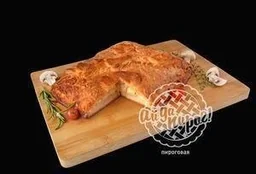 Пирог с курицей, грибами и сыром
