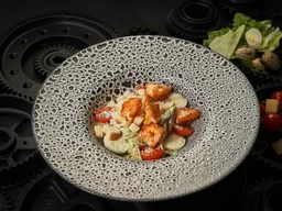Салат Цезарь с креветками
