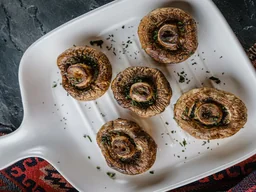 Шампиньоны на мангале