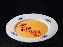 Сырный крем-суп с беконом